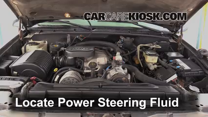 1999 Chevrolet K3500 LS 7.4L V8 Crew Cab Pickup (4 Door) Power Steering Fluid Check Fluid Level